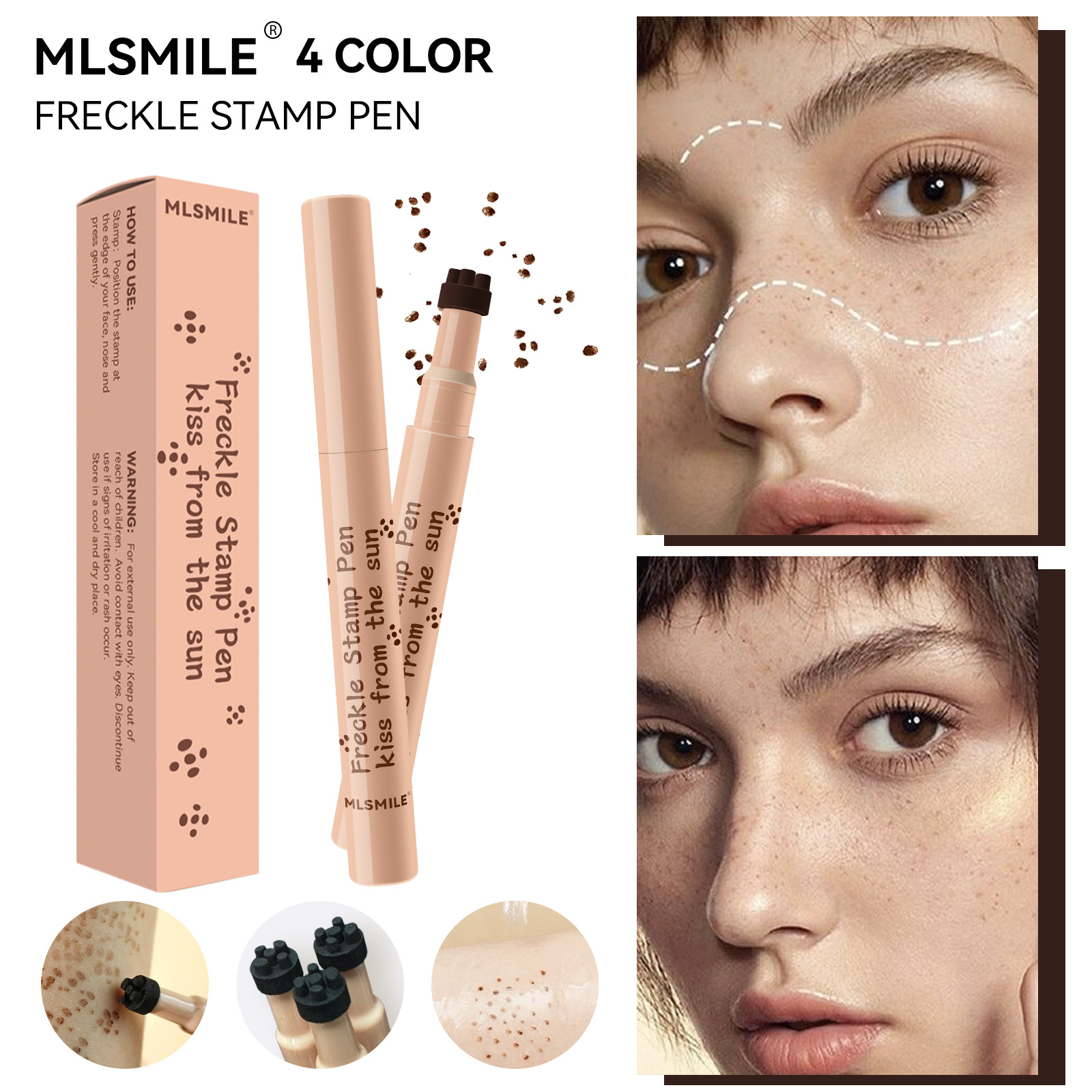 Beauty Mark Makeup - Freckle Pen Natural Lifelike Fake Freckles