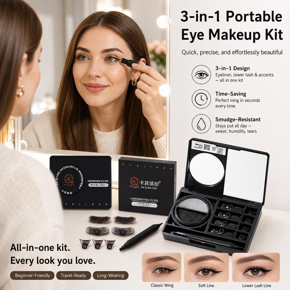 Waterproof 3 in1 Eyeliner Eyes - Beauty Mark Makeup recension och pris