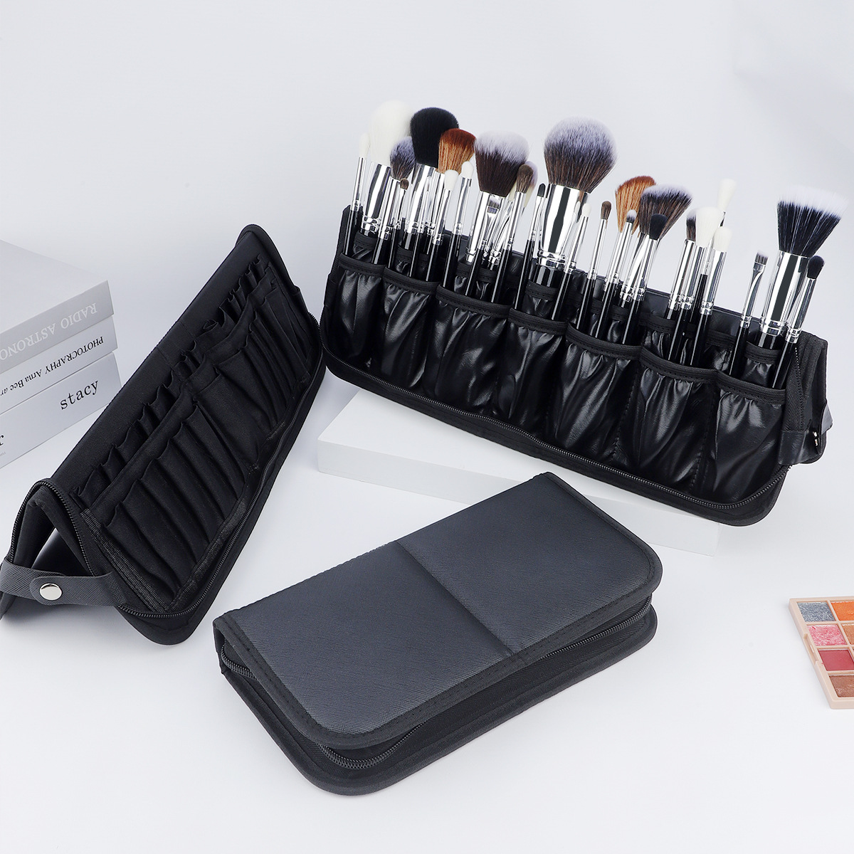 Large Black Foldable Makeup Ba - Beauty And Makeup Quotes recension och pris