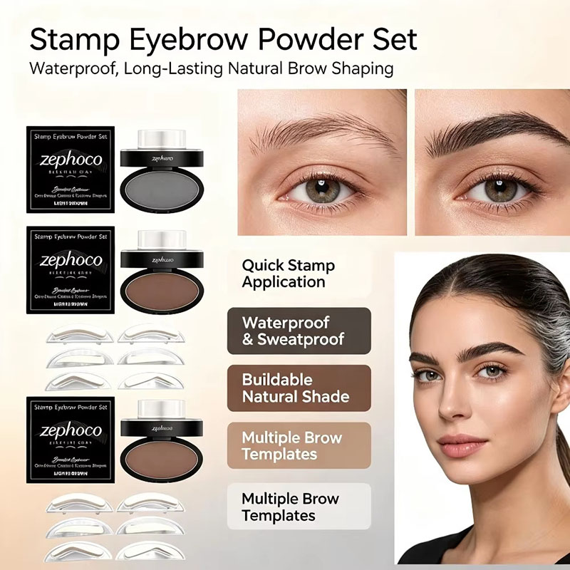 Natural Eyebrow Powder Stamp S - Beauty Mark Makeup recension och pris