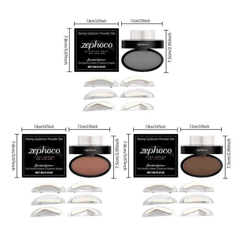Natural Eyebrow Powder Stamp S - Beauty Mark Makeup recension och pris