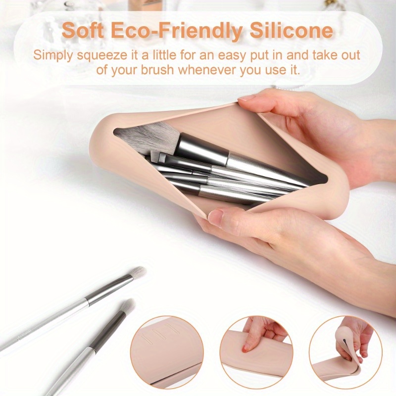 Travel Makeup Brush Holder,Sil - Beauty Queen Makeup recension och pris