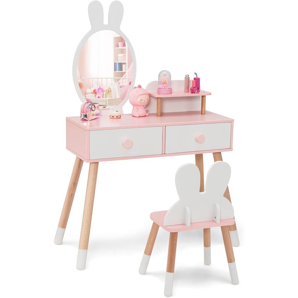 EY Kids Vanity, Rabbit Themed  - Beauty Makeup Chair recension och pris