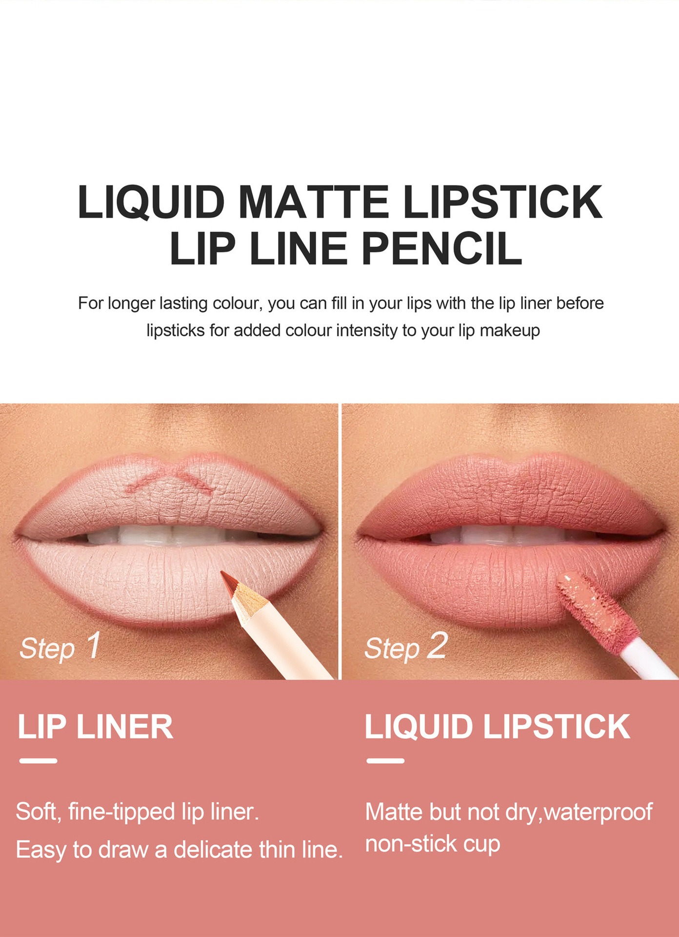 12 Color Lip Liner and Lipstic - Beauty Makeup Stores recension och pris