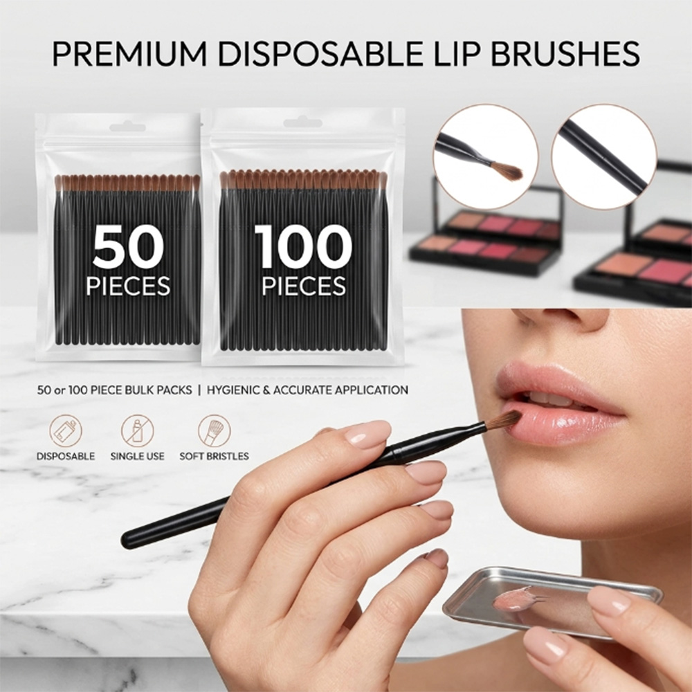 50/100pcs Disposable Lip Brush - Beauty Makeup Kit recension och pris