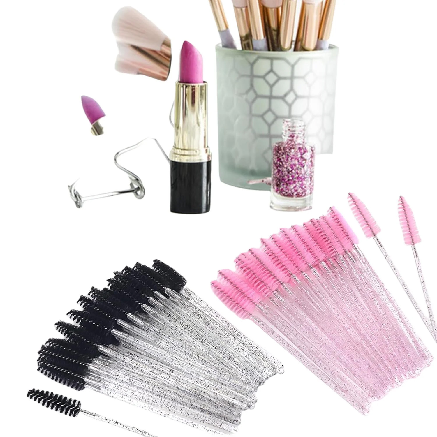 500pcs Eyelash Brushes Wands f - Beauty And Makeup Quotes recension och pris