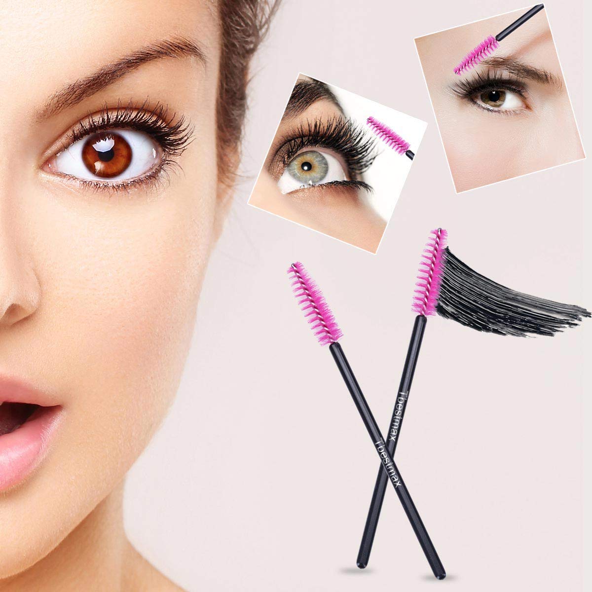 500pcs Eyelash Brushes Wands f - Beauty And Makeup Quotes recension och pris