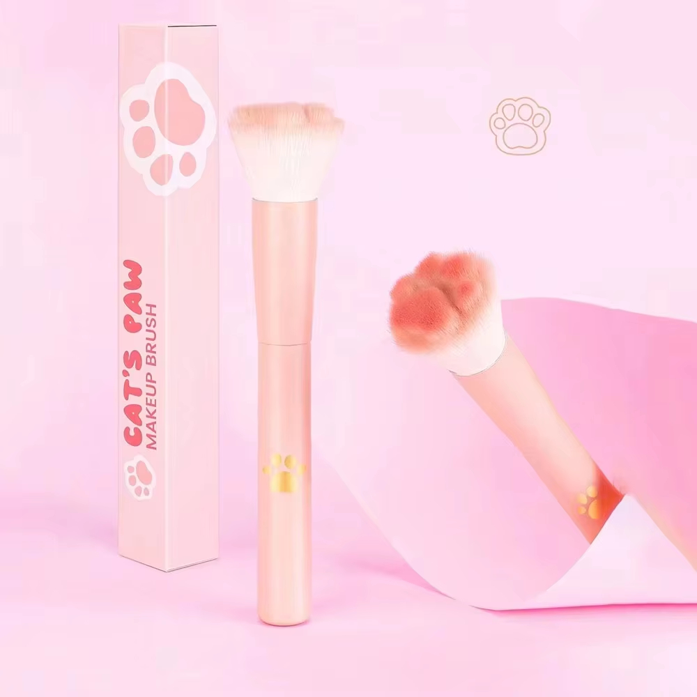 1Pc Cat Paw Blush Brush with S - Beauty Queen Makeup recension och pris