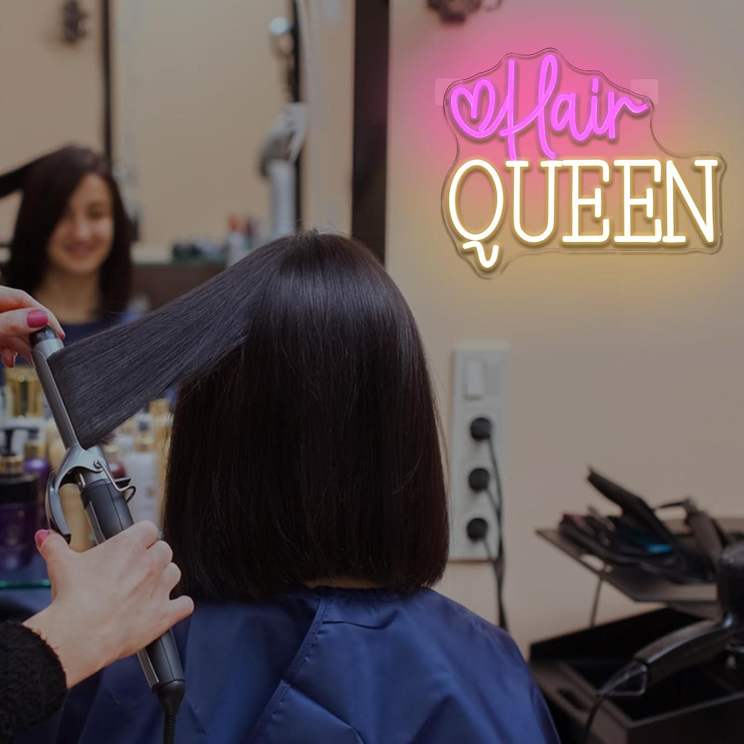 Hair Queen Neon Sign Dimmable  - Beauty Makeup Stores recension och pris