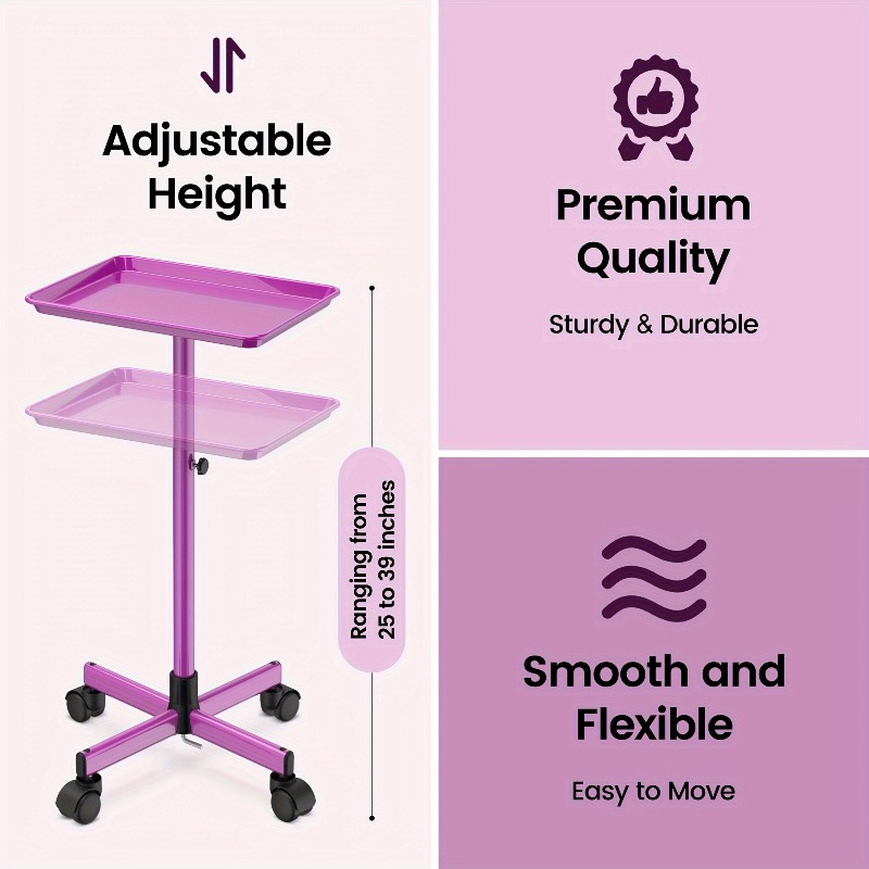 Aluminum Beauty Rolling Cart w - Beauty Makeup Stores recension och pris