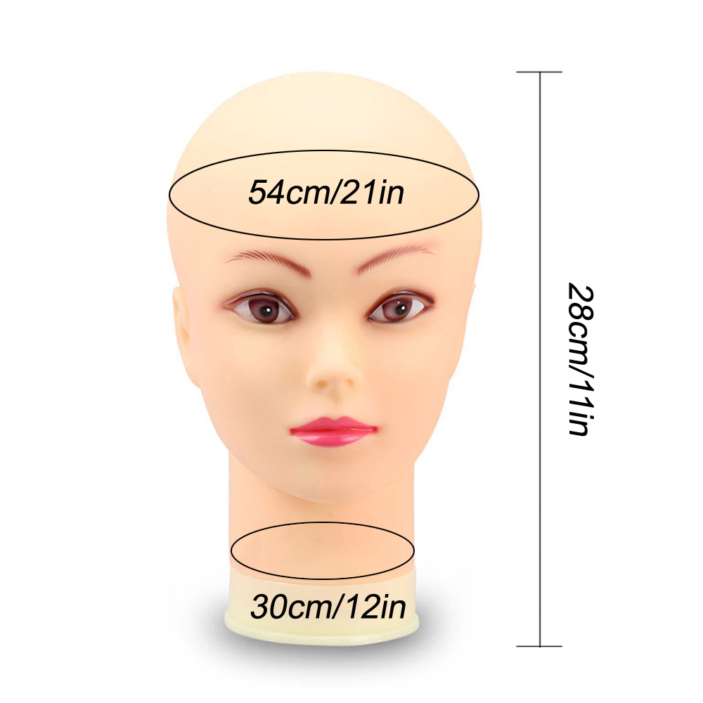 Soft Bald Wig Practice Mannequ - Beauty Makeup Stores recension och pris