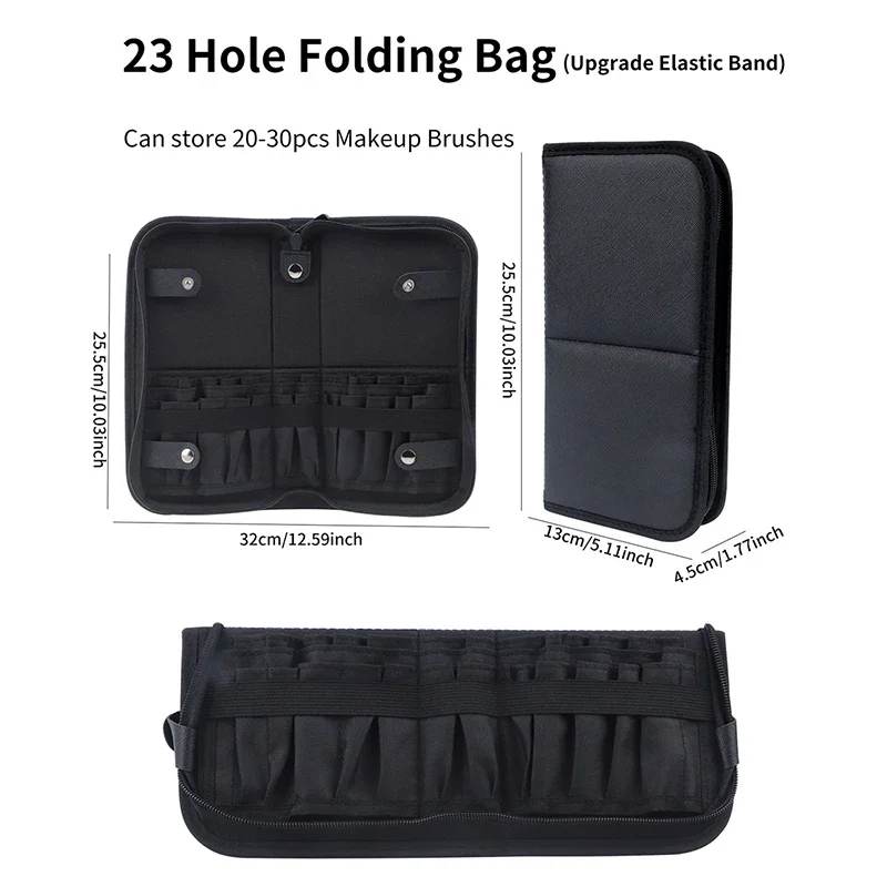 29/23 Holes Foldable Makeup Br - Beauty Makeup Kit recension och pris
