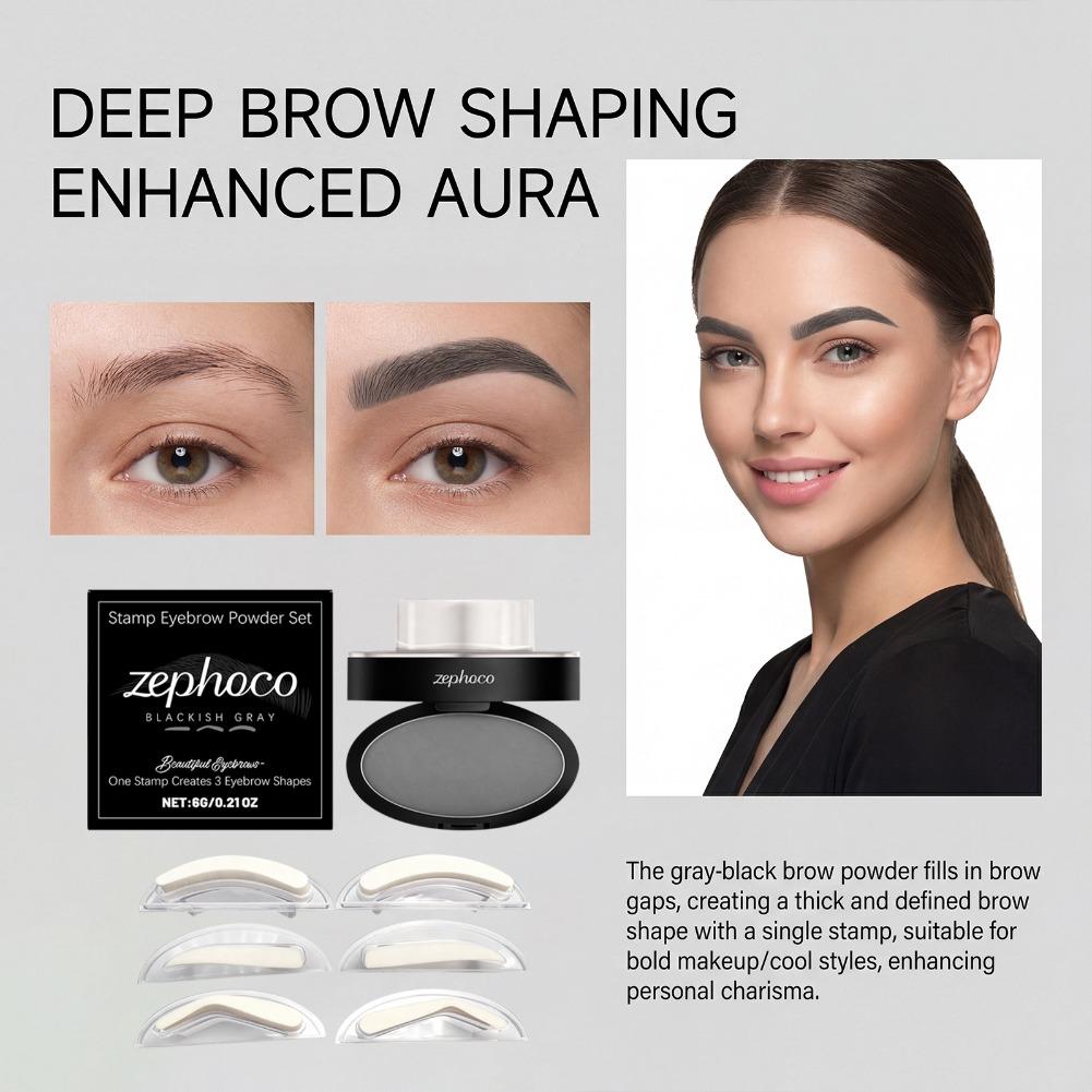 Natural Eyebrow Powder Stamp S - Beauty Mark Makeup recension och pris